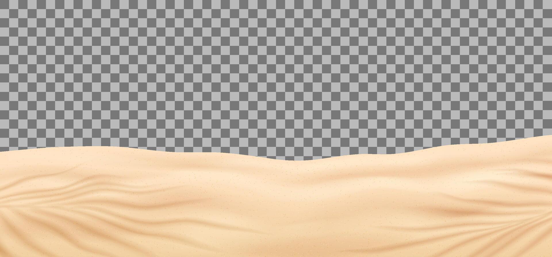 Seamless realistic sand texture with natural beige tones. Ideal for graphic design projects. background allows for easy integration in digital compositions. vector