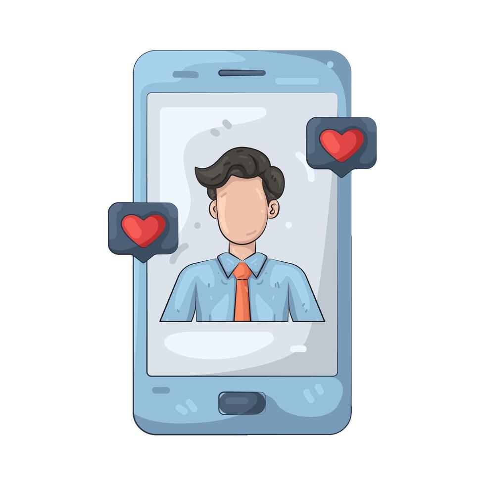 Illustration of a influencer vector