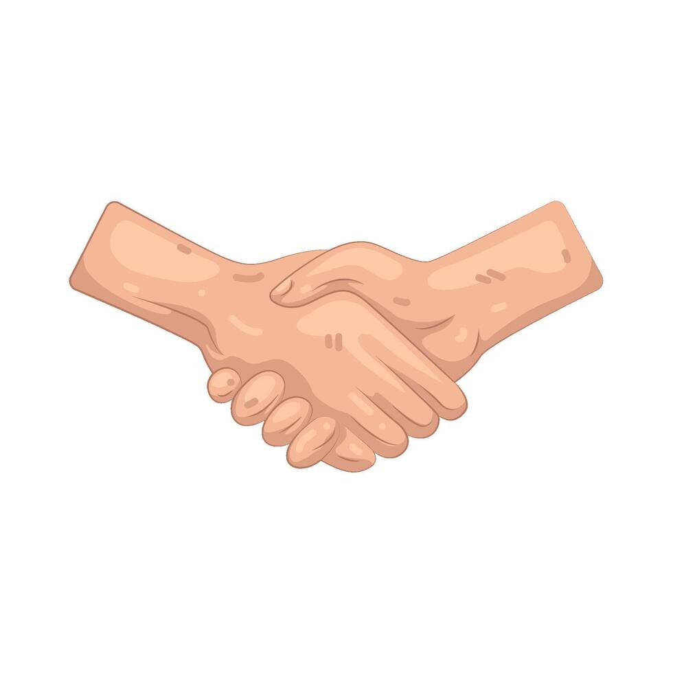 handshake support Illustration vector