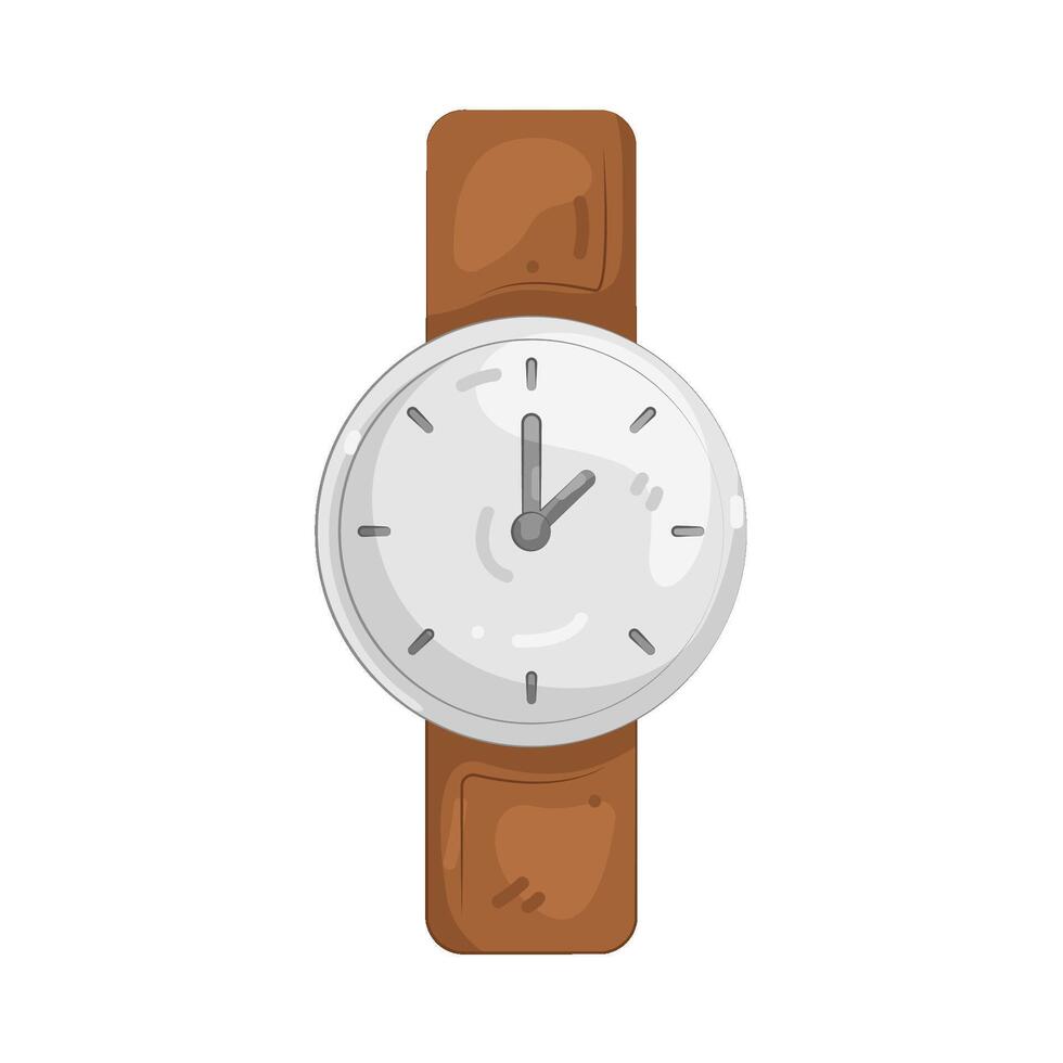 Illustration of wristwatch vector