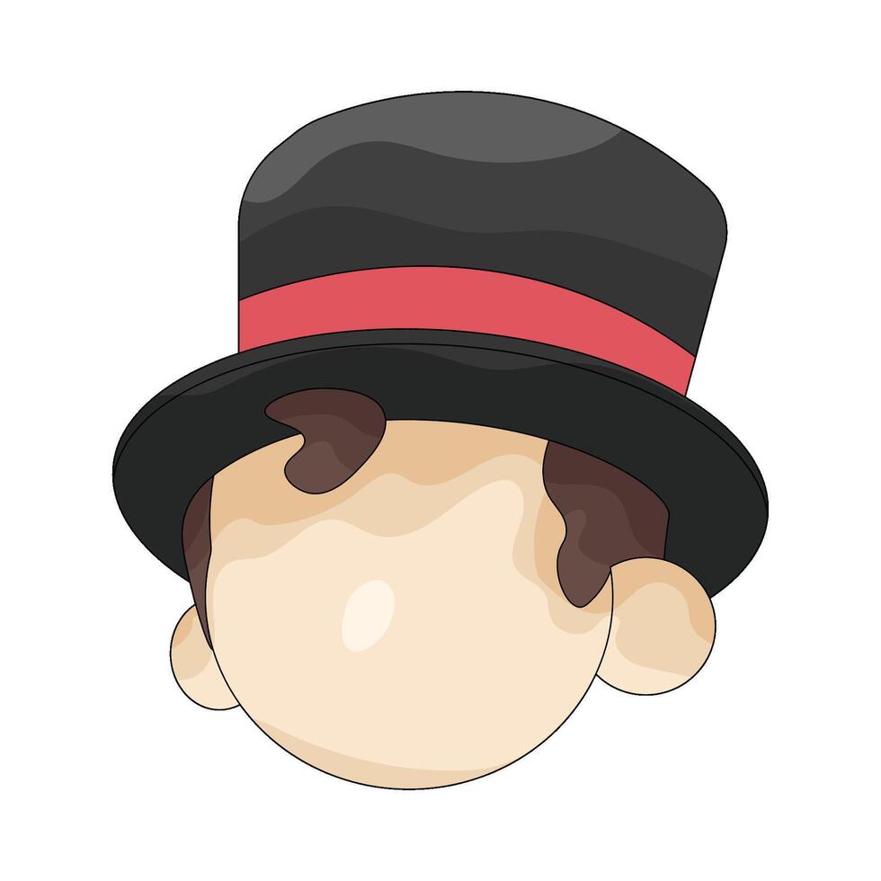 Illustration of a magician vector