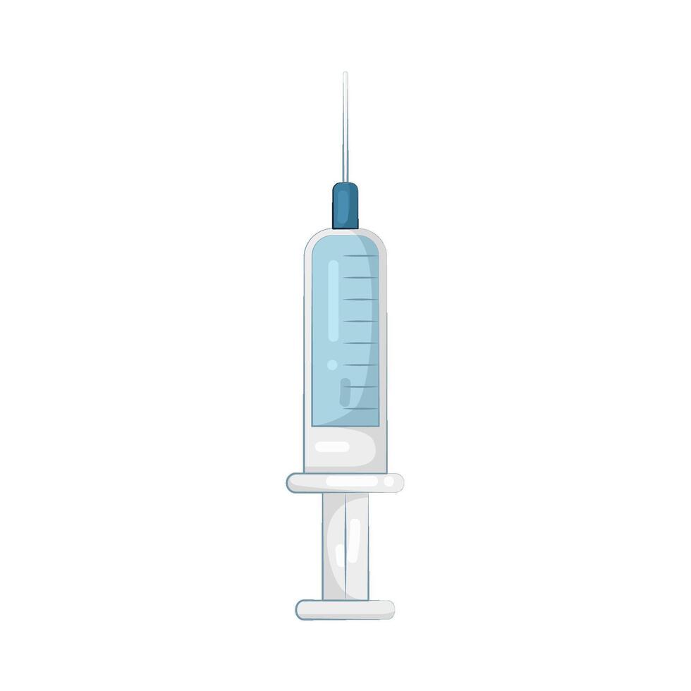 Illustration of a medical Injection vector