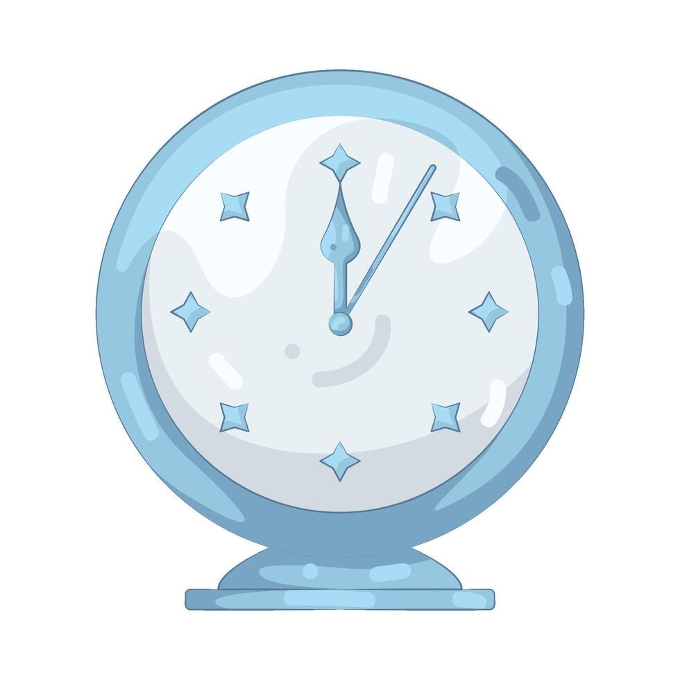 Illustration of stand clock vector