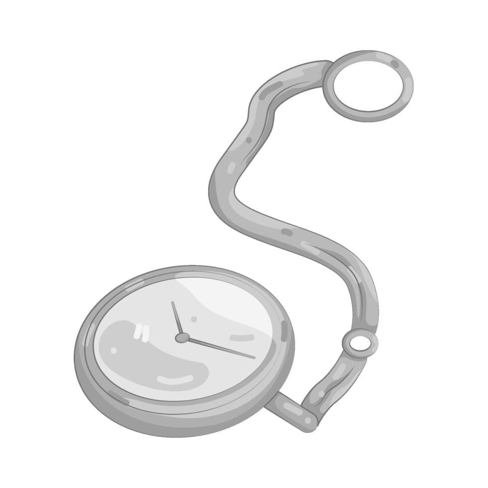 a pocket watch vector