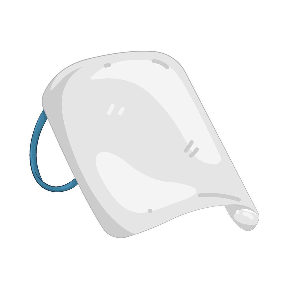 Illustration of a Face Shield vector