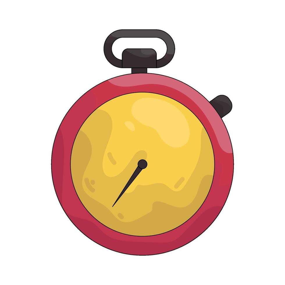 Stopwatch Hand Illustration vector