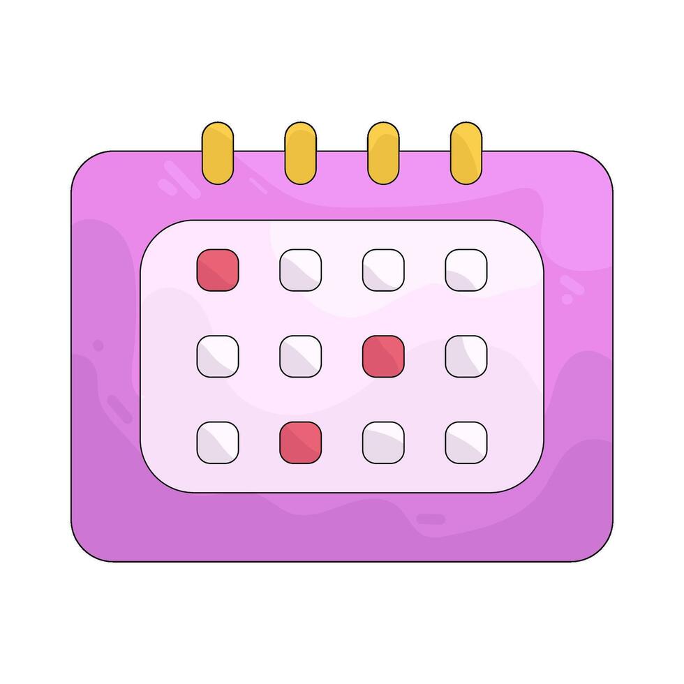 Illustration of schedule vector