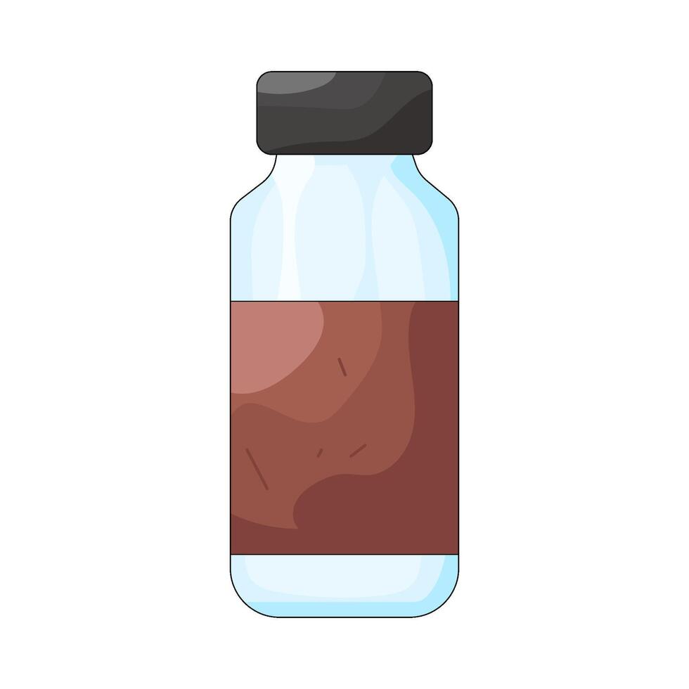 a medicine bottle vector