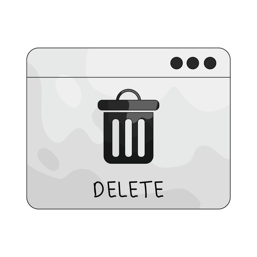 Illustration of Delete Bio vector
