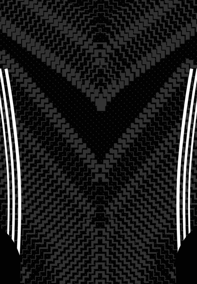 black and dark gray Trendy Customizable jersey Templates for Fashion and Sportswear vector