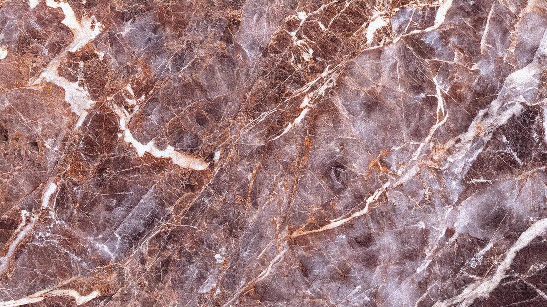 Reddish-brown marble with cloudy white veins decorative stone texture photo