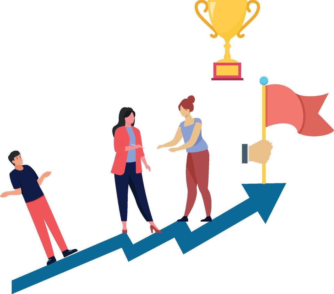 Business Challenge Illustration vector