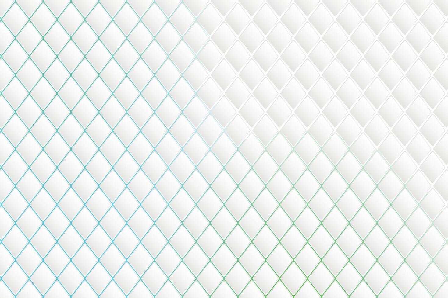 Dynamic grid of geometric shapes with neon light effects enhancing the art shape geometry background vector