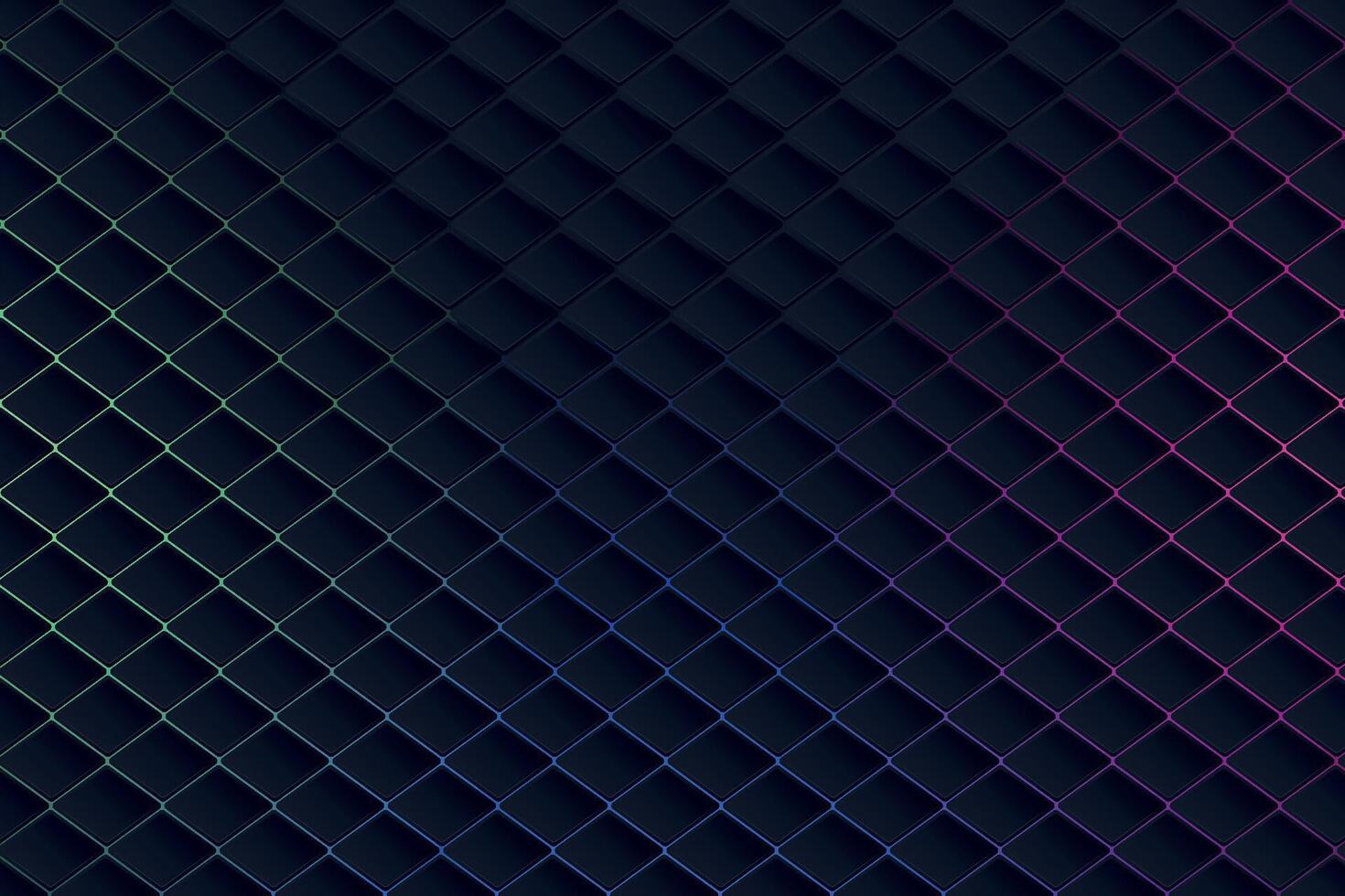 Gradient luminous lines forming a dynamic geometric pattern creating art shape geometry background vector
