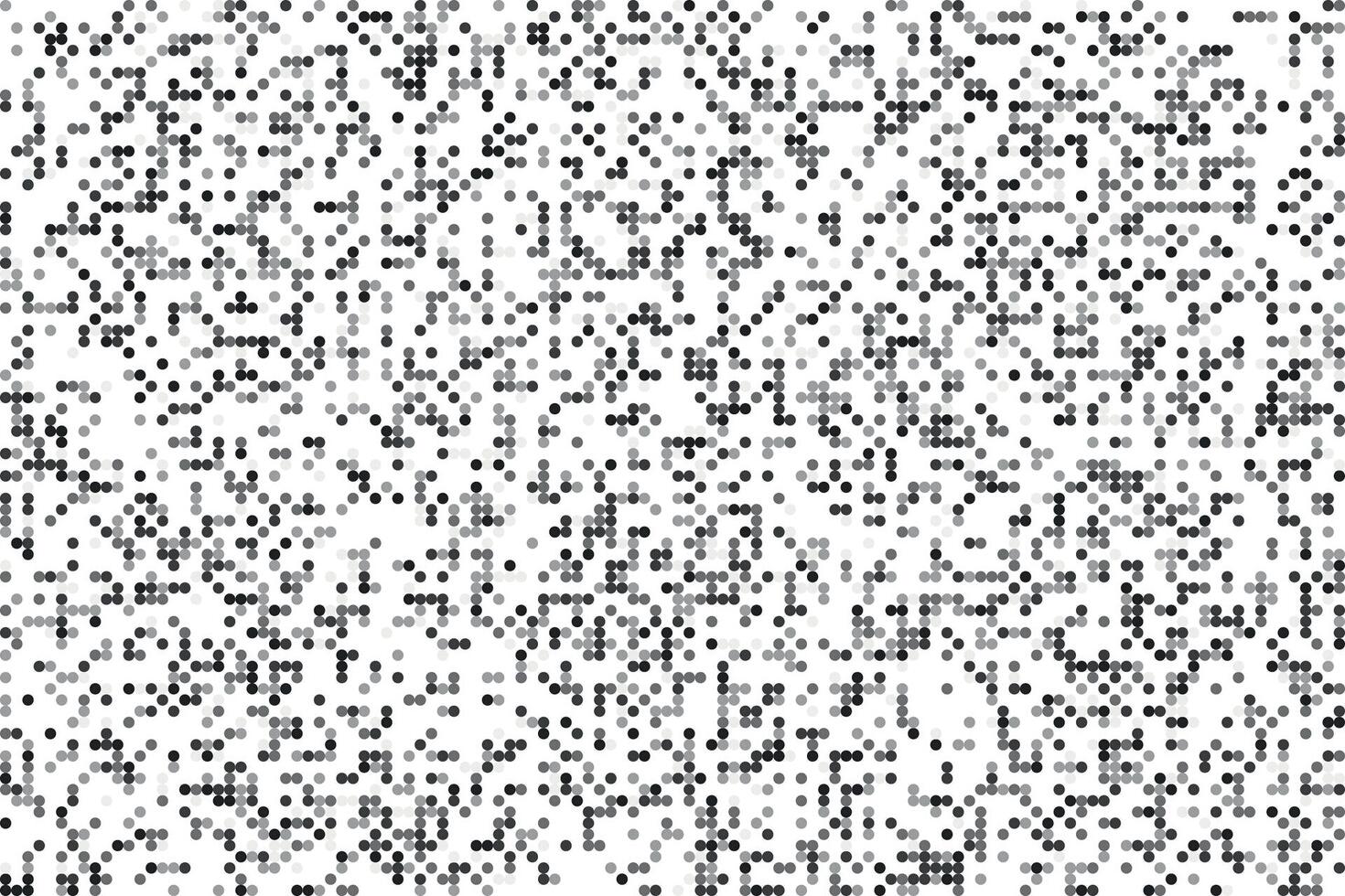 Abstract monochrome artistic mosaic layout filled with colorful round dots for creative designs vector