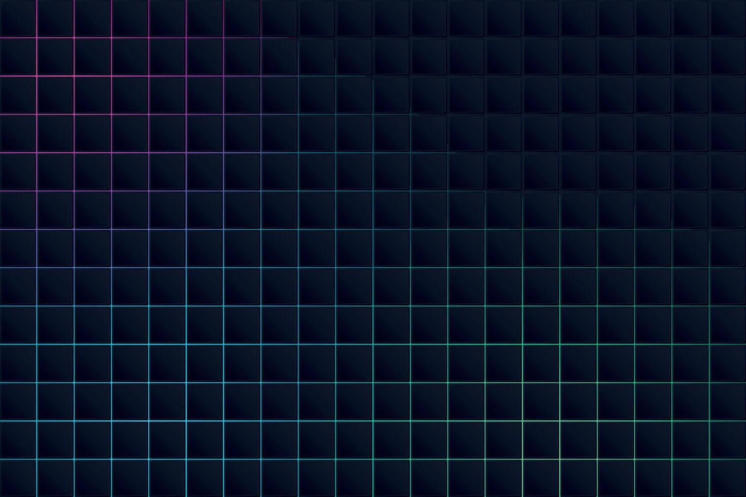 Geometry background with colorful abstract diamond shapes on a dark surface with shape vector
