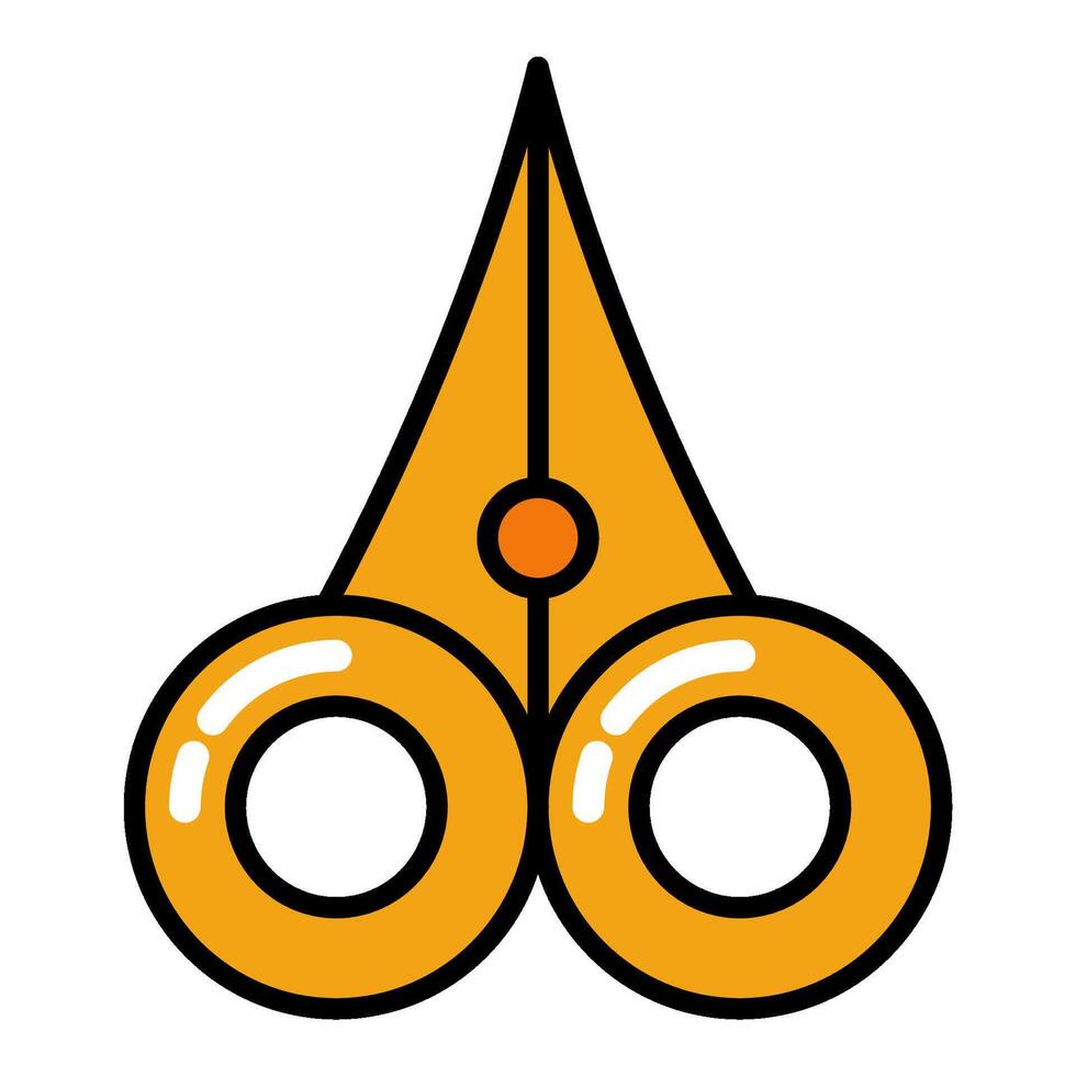 Scissors isolated on white vector