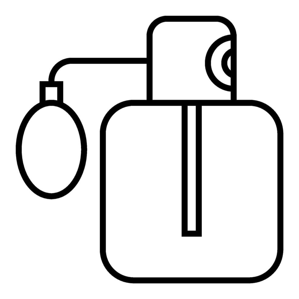 Parfume outline icon vector