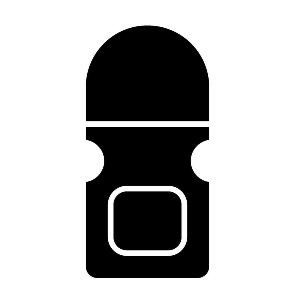 Roll on Deodorant solid icon vector