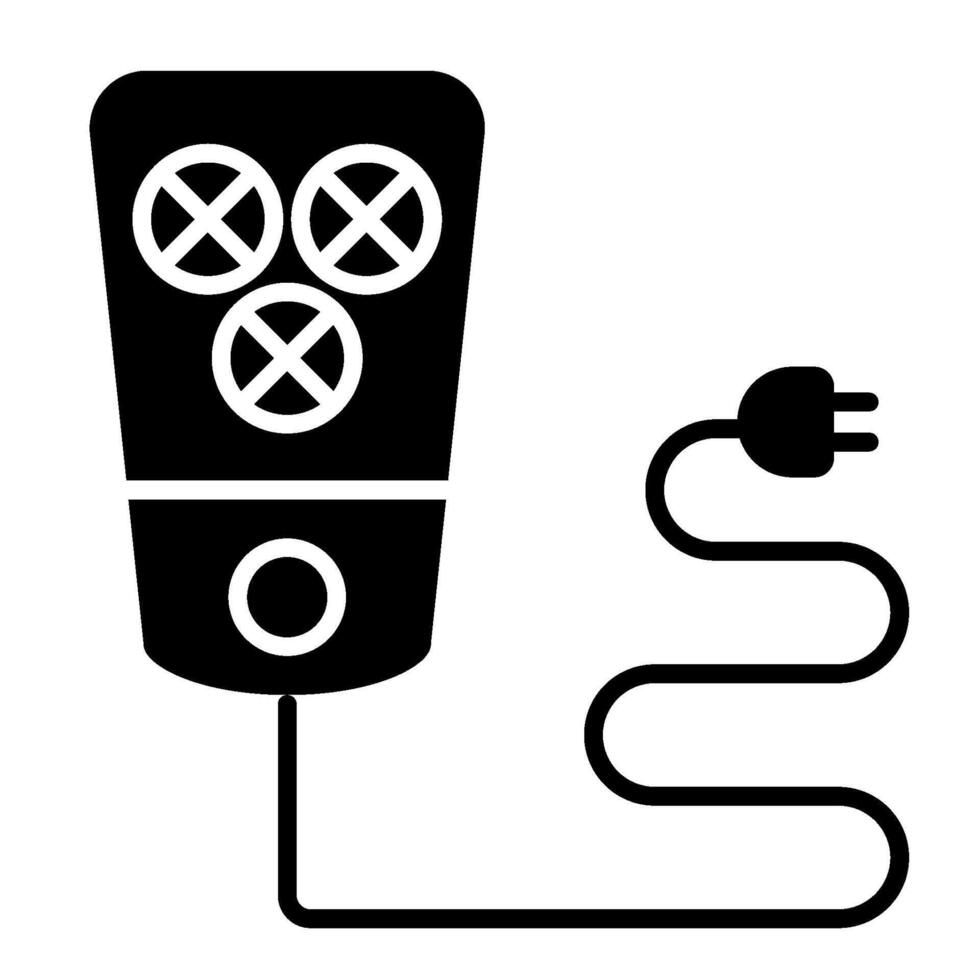 Electric Razor solid icon vector