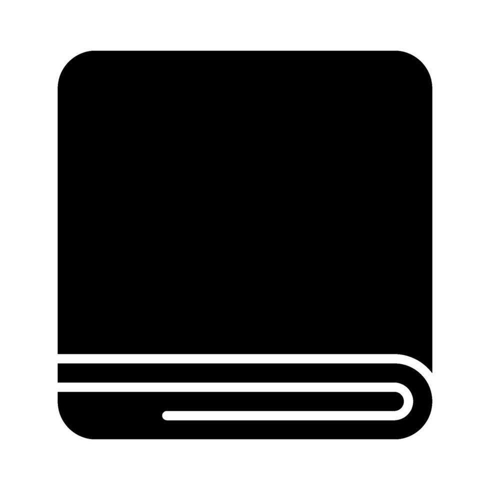 Towl solid icon vector