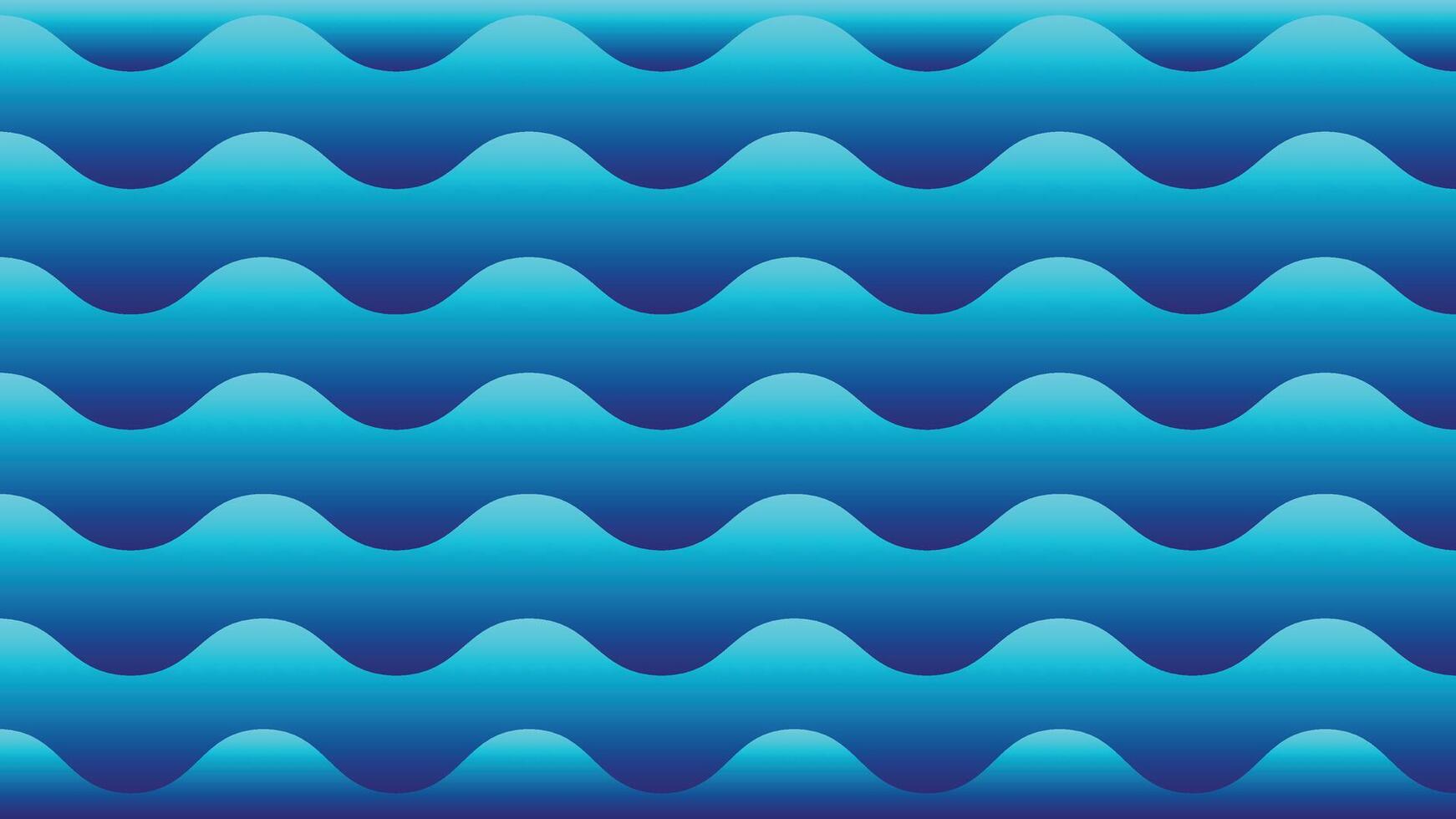 Blue Wavy Lines Abstract Pattern, Smooth Organic Shapes for Background, Wallpaper, and Design. Abstract Seamless Wave Pattern. Fluid Blue Abstract Lines. vector