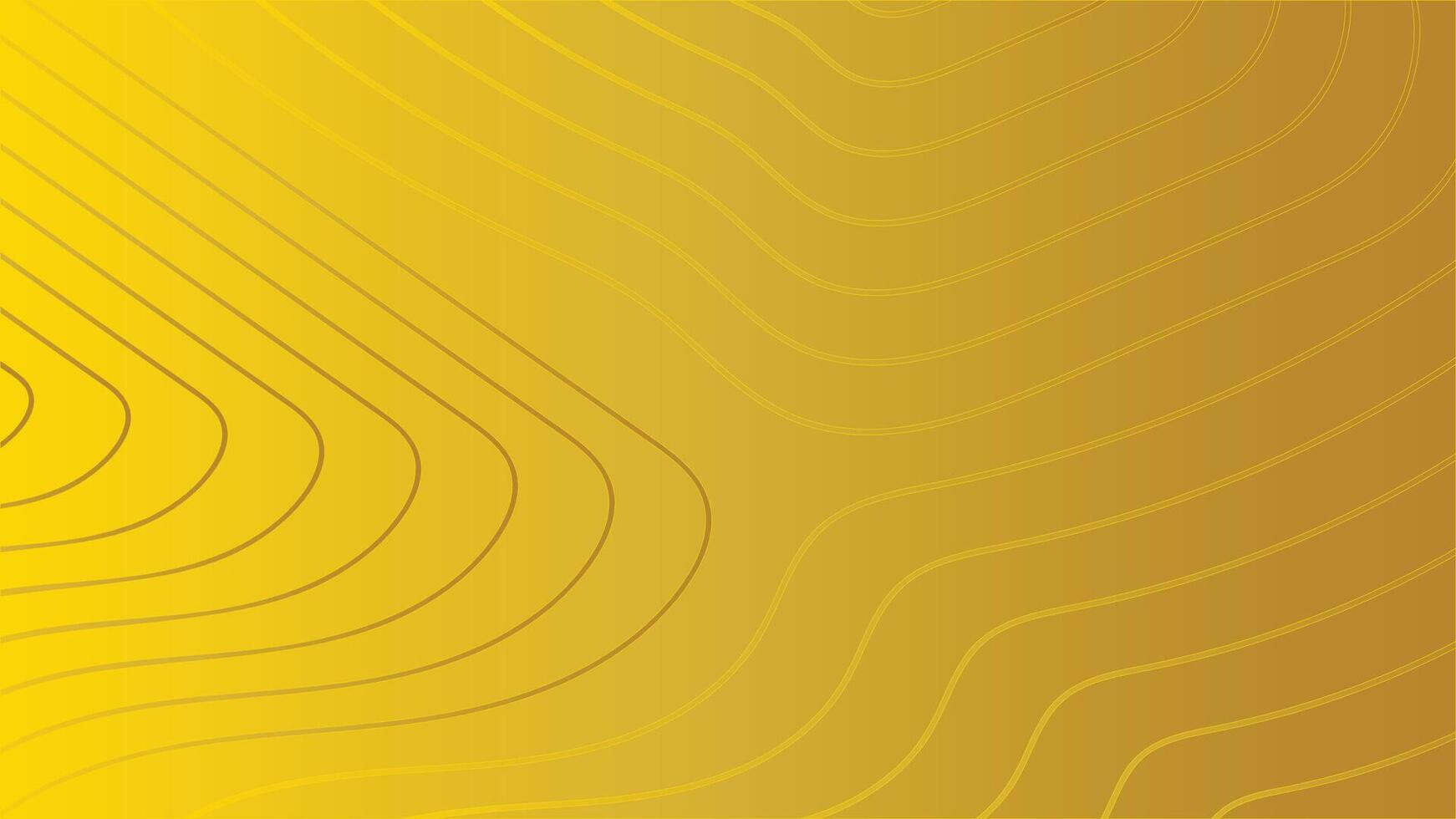 Modern abstract design with a bold yellow gradient backdrop, enhanced by dynamic contour lines for a striking, energetic effect. Perfect for creative projects, branding, and digital art. vector