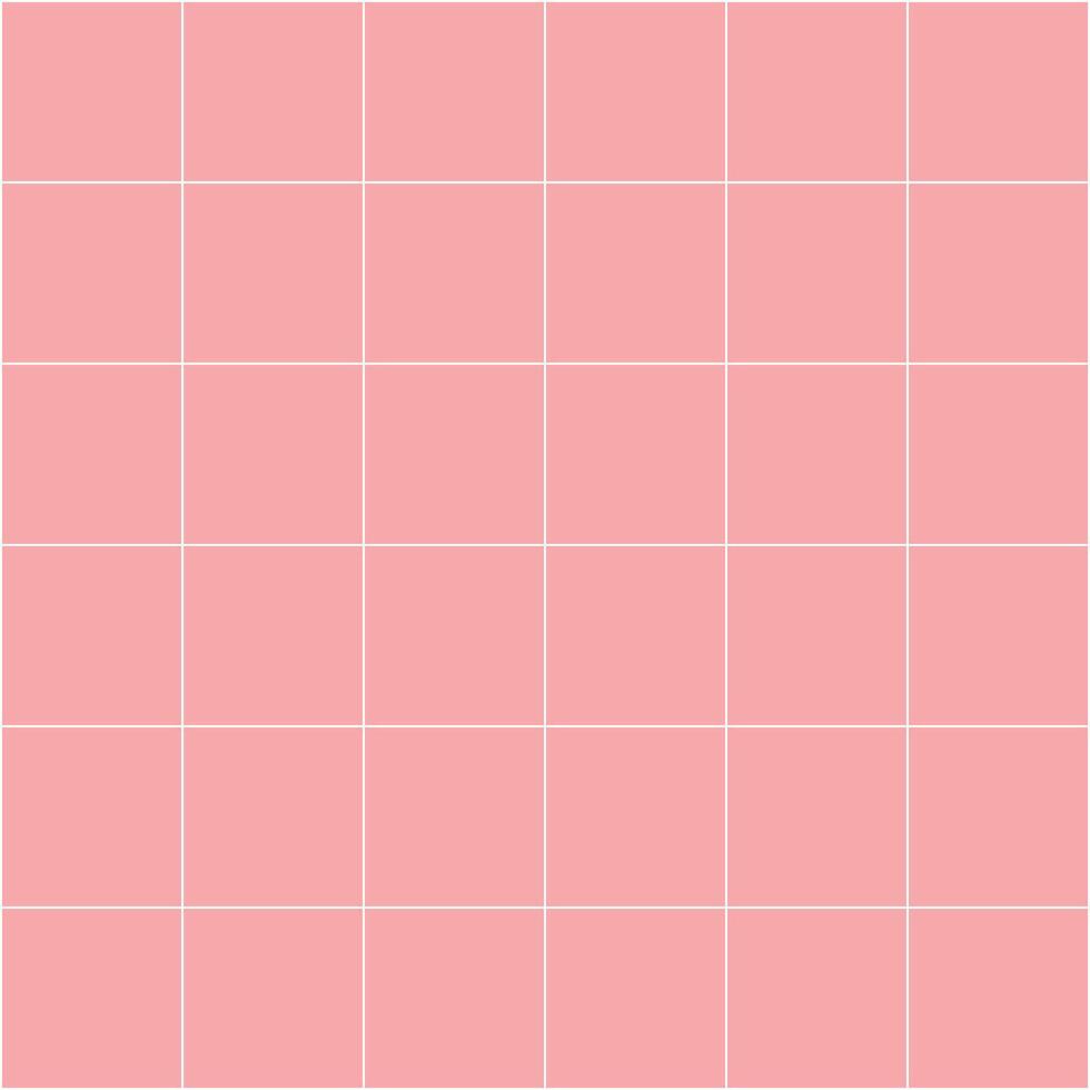 Pink Tiled Background with Uniform Grid in Pastel Tones vector