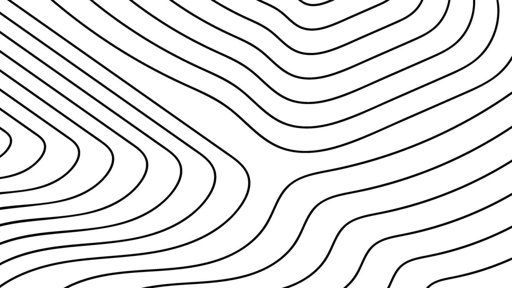 Abstract Topographic Contour Lines Background, Wavy Elevation Map Design for Wallpaper, Print, and Digital Use. vector