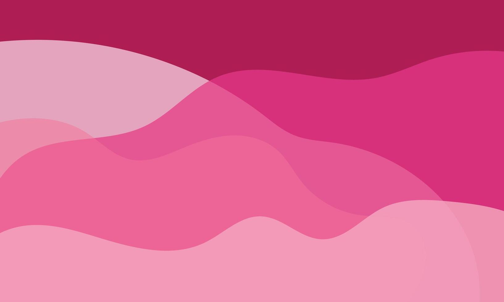 Abstract Background with Intertwining Pink and Red Wavy Layers vector