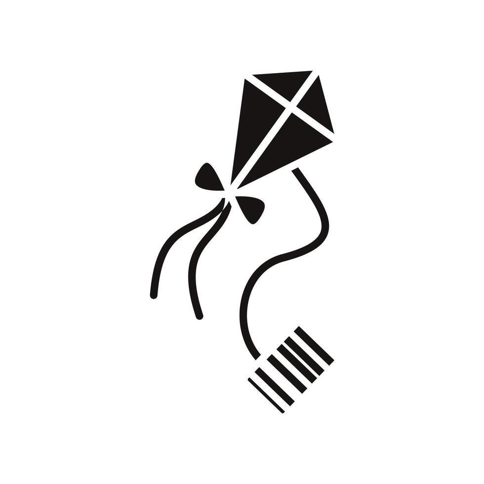 kite icons isolated vector