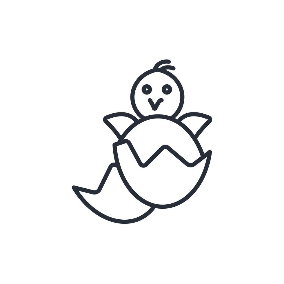 chick icons isolated vector