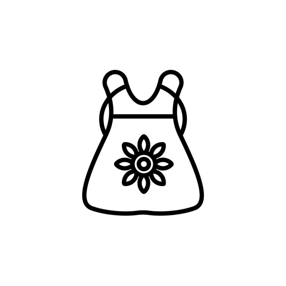 dress icons isolated on White Background vector