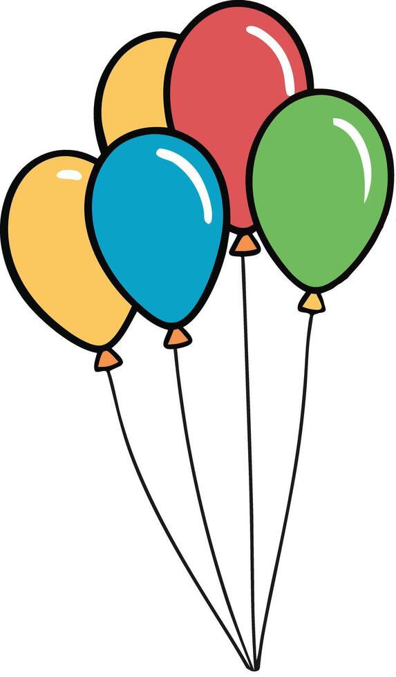 Balloon clip art free download vector