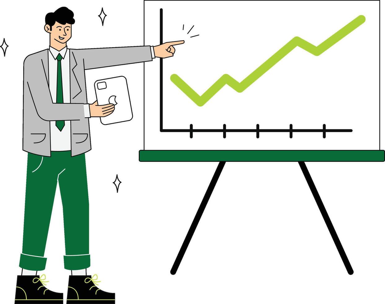 Visionary Leader Illustration vector