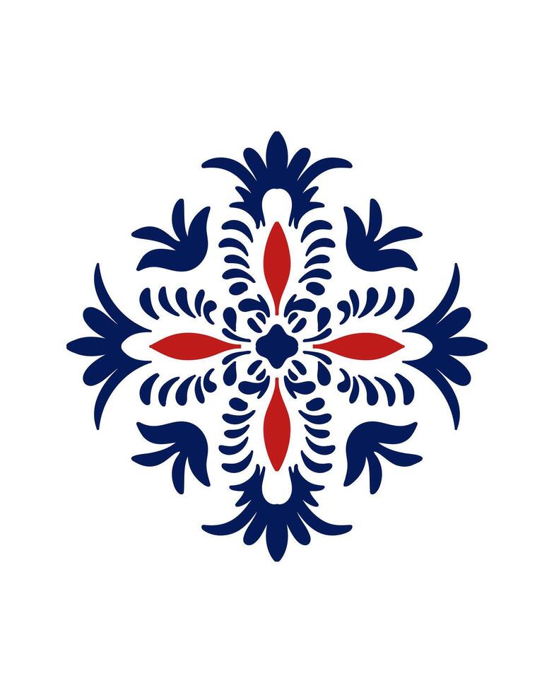 Seamless Azulejo tile. vector