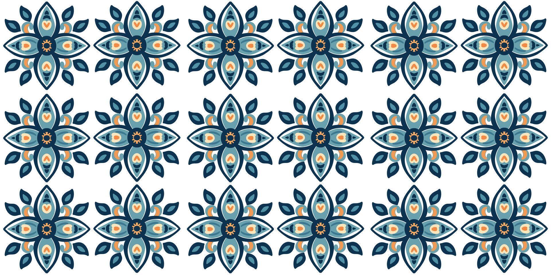 tile pattern art vector