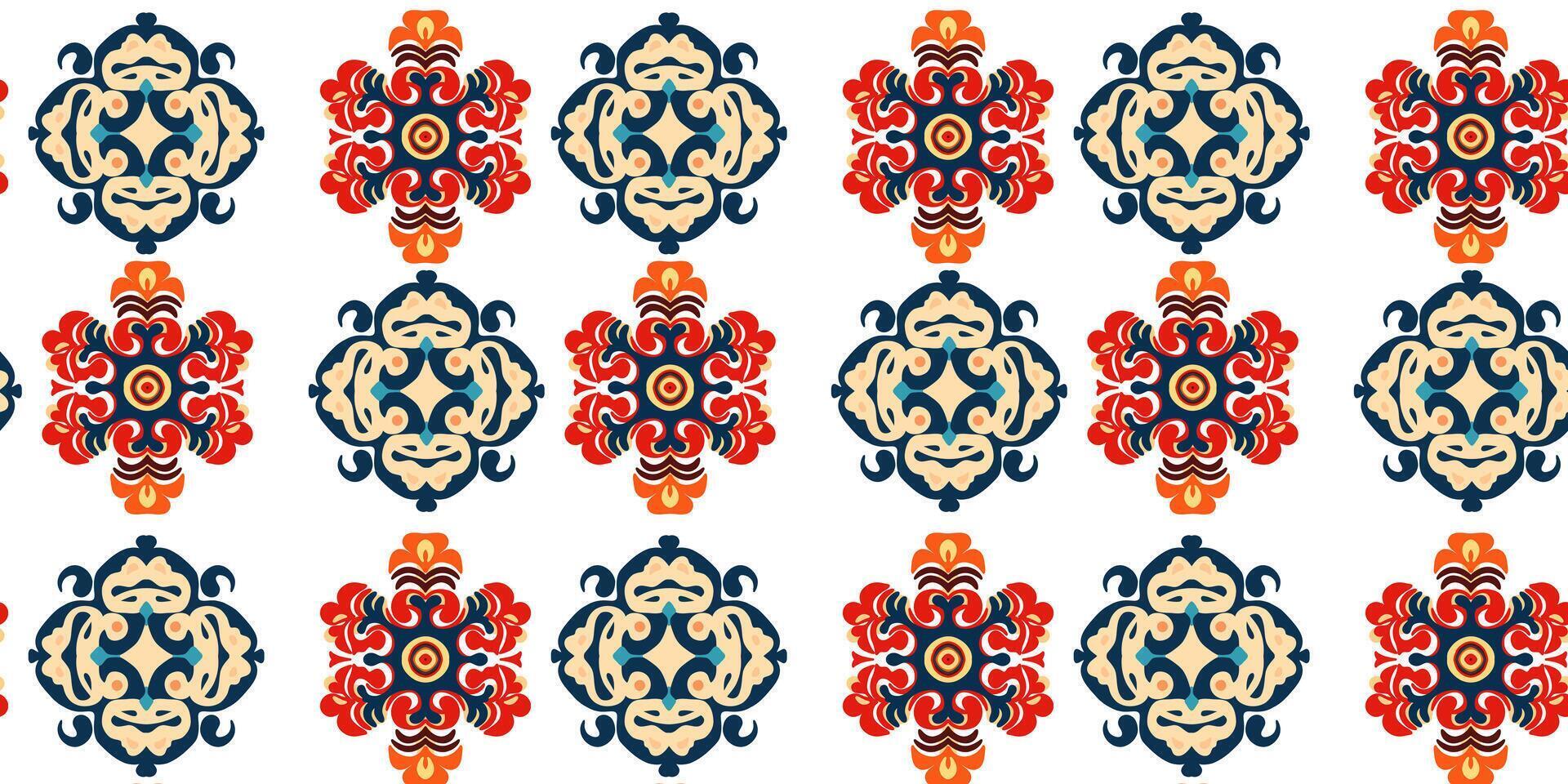 Colorful and intricate pattern of azulejos tiles, azulejos, tiles, pattern, ,design vector