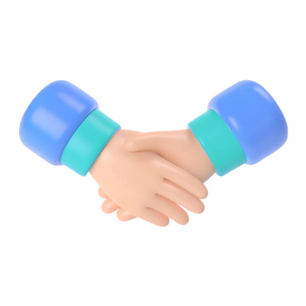 Cartoon hand giving money business transaction on transparent background png