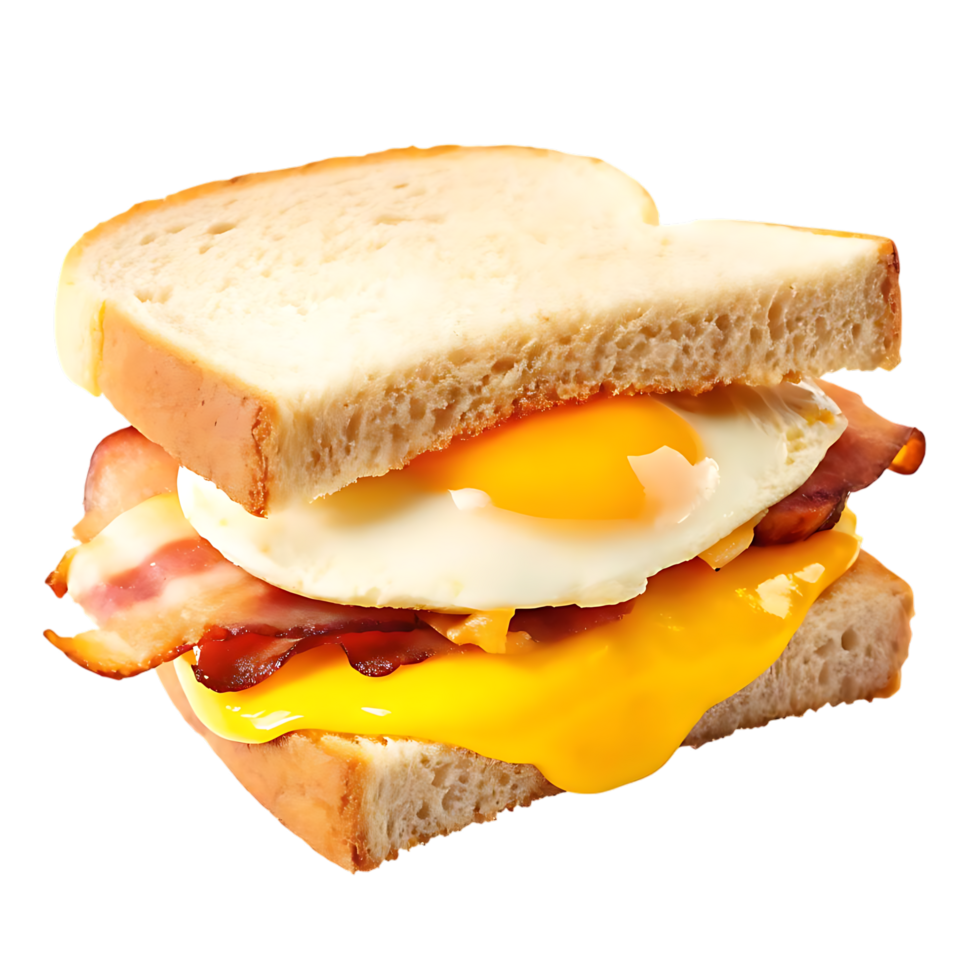 Classic Bacon Egg and Cheese Breakfast Sandwich png