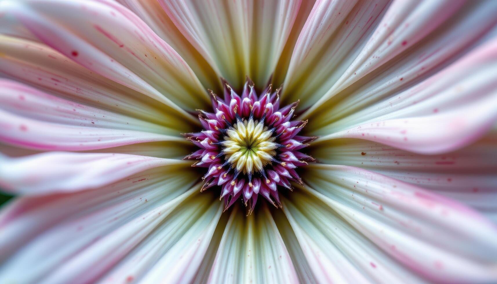 a close up cross section of a flower's anatomy illustrated with intricate, realistic textures and subtle lighting. photo
