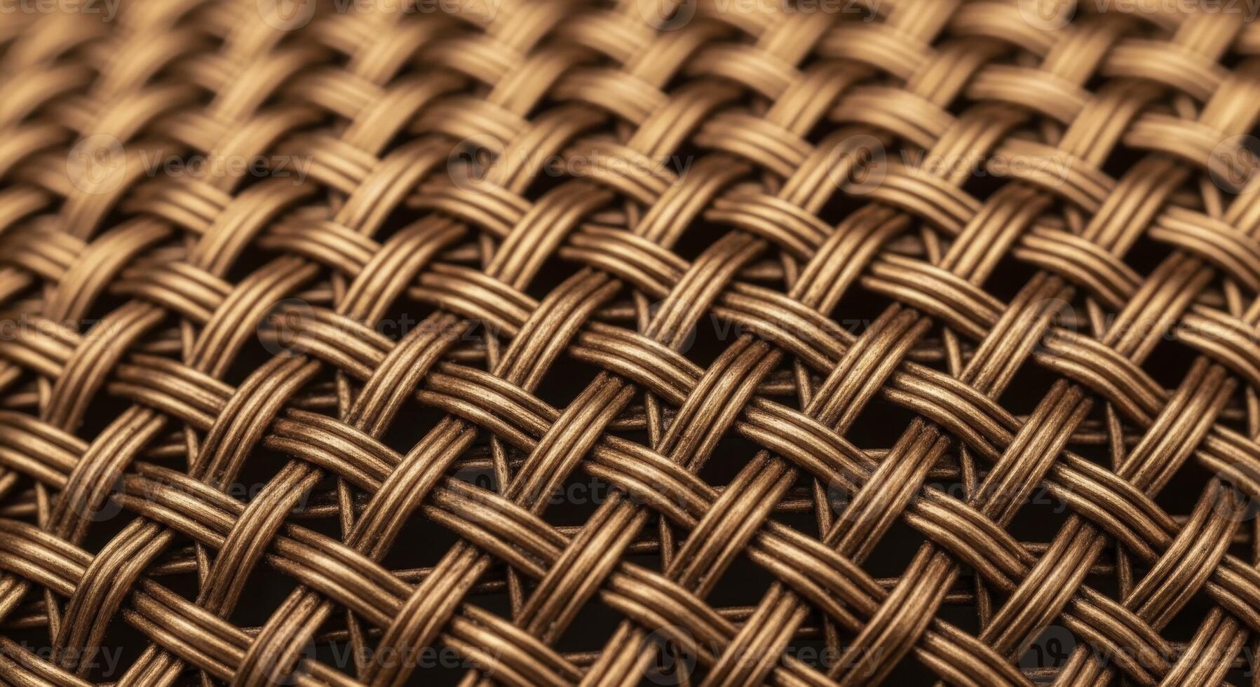 Intricate woven brown pattern resembling rattan or wicker with detailed crisscrossing texture. photo