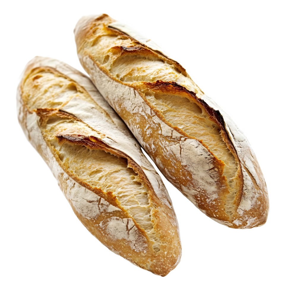 Artisanal round bread loaf png