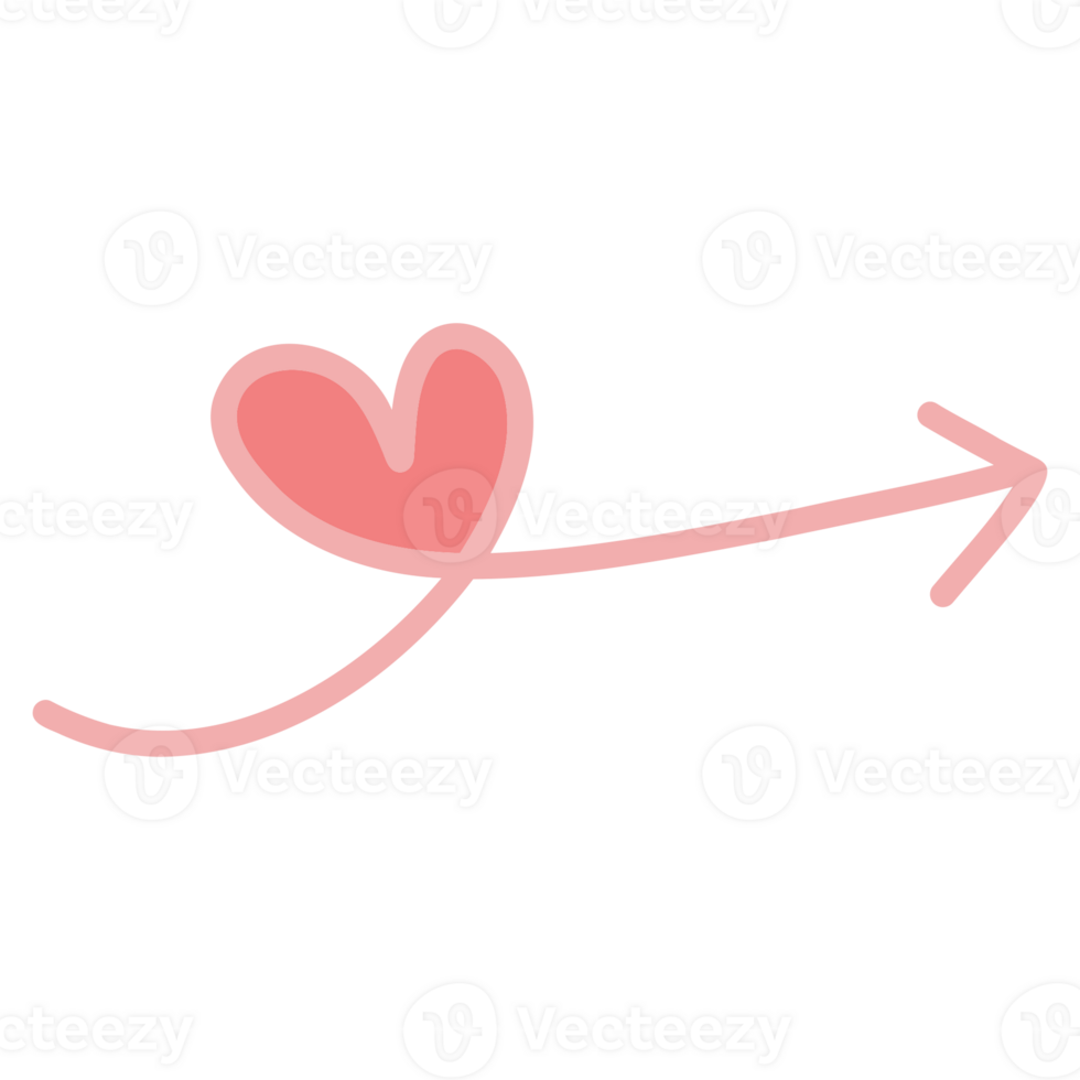 Cute arrow love png