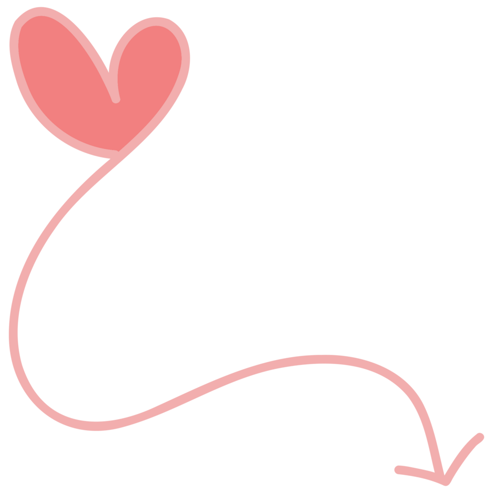 Heart arrow illustration png