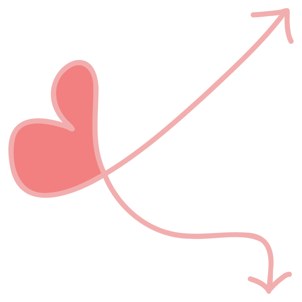 Doodle Pink arrow png