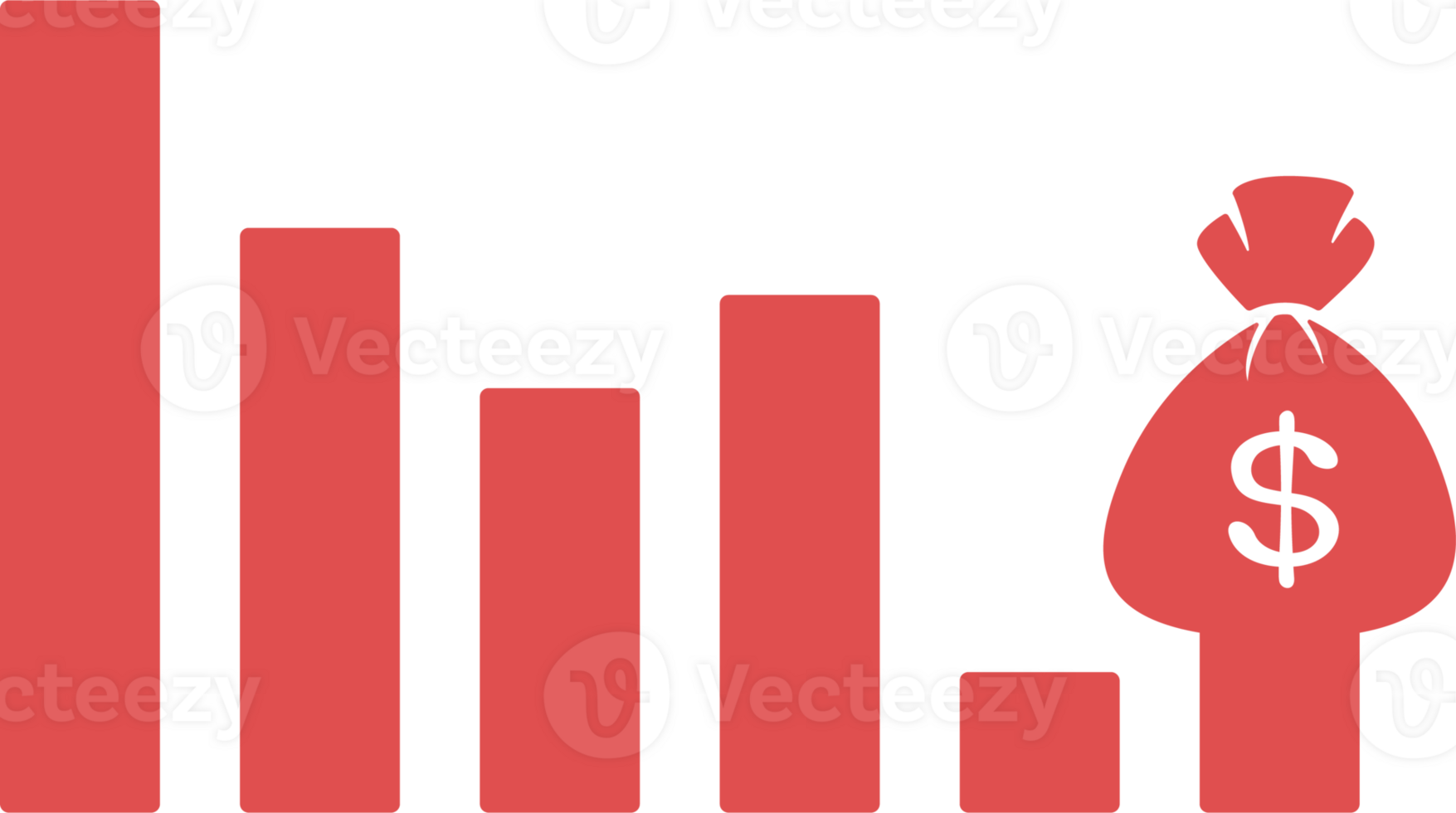 Green Businessdown Chart Diagram png