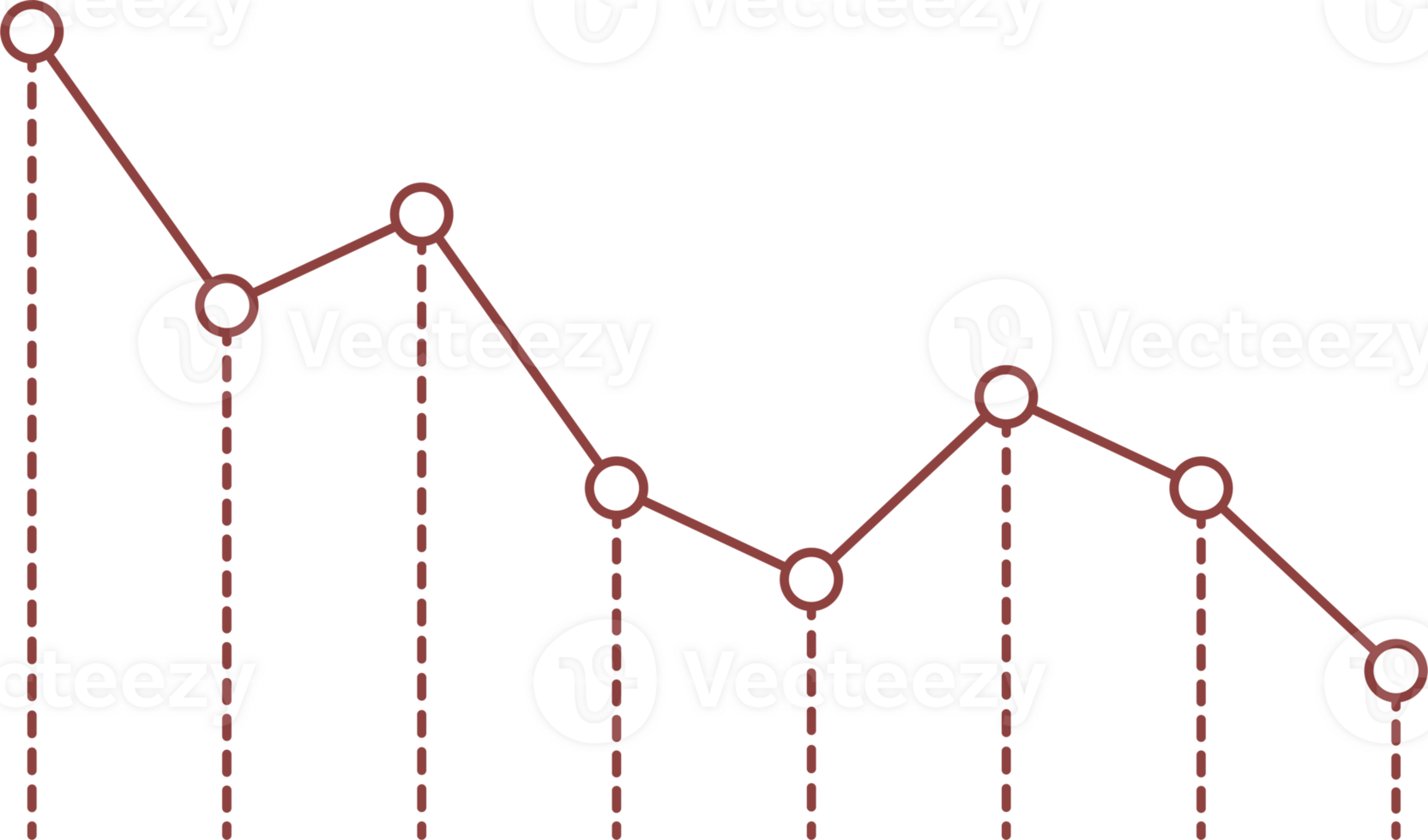 down Chart Diagram png