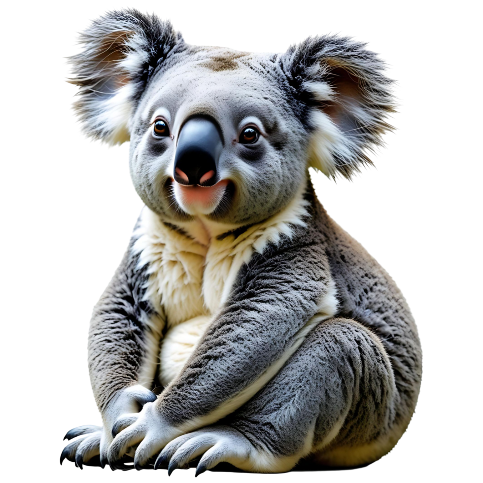 Cute Australian Koala Bear Photo Perfect for Nature Animal Projects png