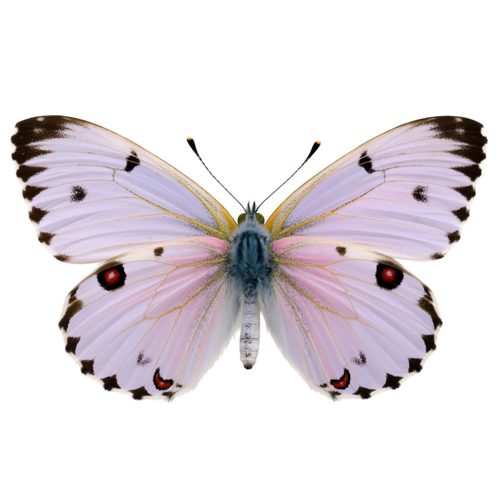 Delicate Butterfly With Transparent Background Isolated png